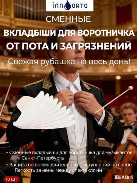Вкладыши от пота, 10 шт.