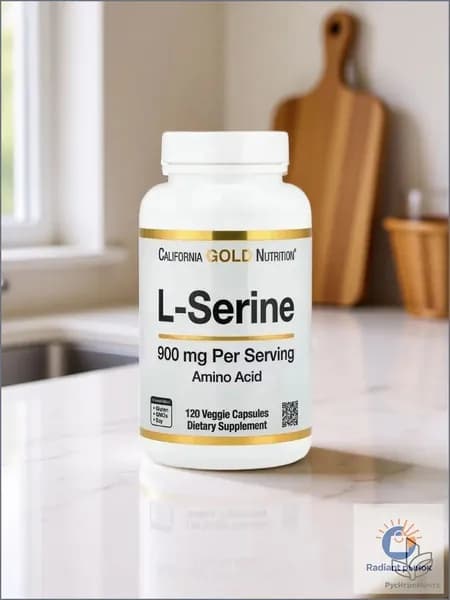 California Gold Nutrition, L-серин, 900 мг, 120 растительных капсул