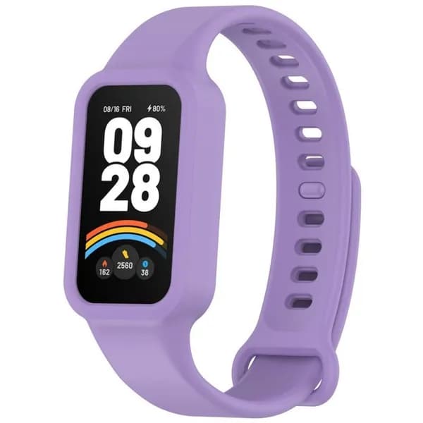 Ремешок для Xiaomi Smart Band 9 Active / Redmi Smart Band 3 сменный силиконовый ремешок чехол 9active