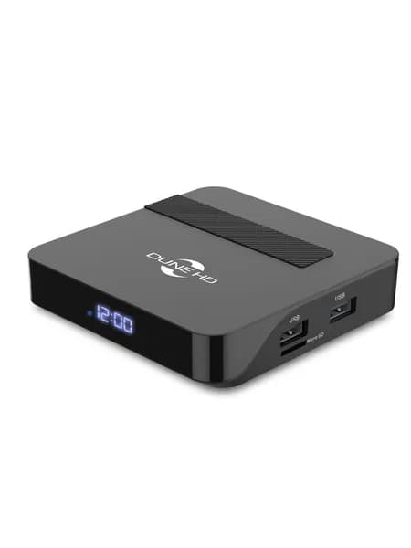 Медиаплеер Dune HD AV1 4K Plus (Dune HD D1010), Android, 4K Ultra HD, Wi-Fi 2.4+5Ггц, USB 2.0, 32ГБ, чёрный