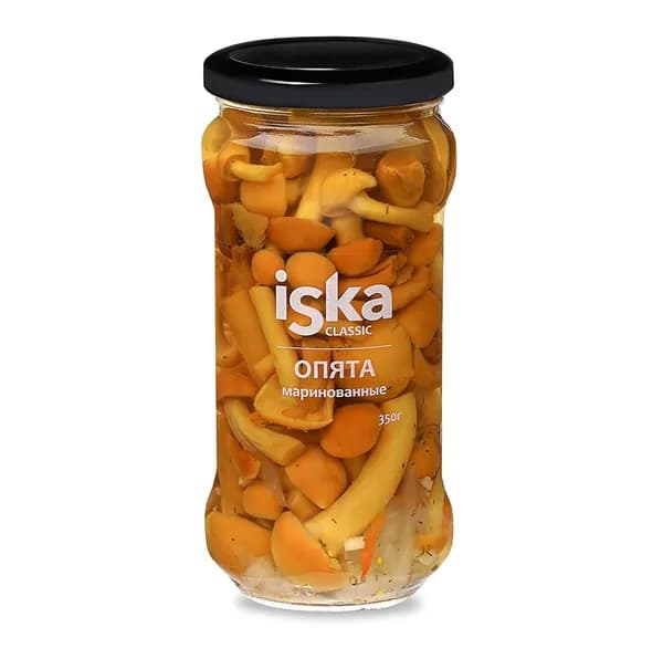 Грибы опята маринованные, ISKA, 350 г, Китай