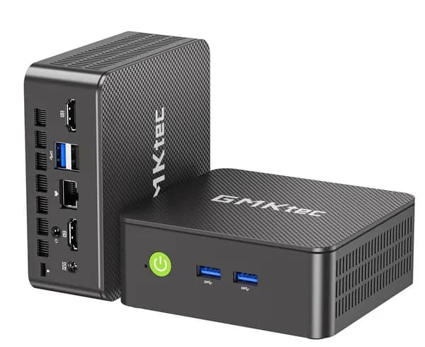 GMKtec Мини-ПК NucBox G3S Дисплей 4K UHD/4x USB3.2/WiFi 6, BT 5.2 (Intel Alder Lake N95, RAM 16 ГБ, SSD 512 ГБ, Intel UHD Graphics, Windows 11 Pro), NucBox G3, серый