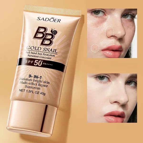 Тональный крем ВВ с защитой от солнца SPF 50 и муцином улитки