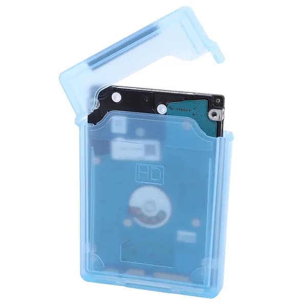 Чехол для 2,5-дюймового SSD/HDD, антистатический, ударопрочный, синий