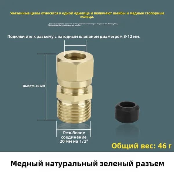 Фитинги для газовых труб 3/4/6/1 дюйм заглушки Грин переходники латунь нержавеющая сталь 2 шт