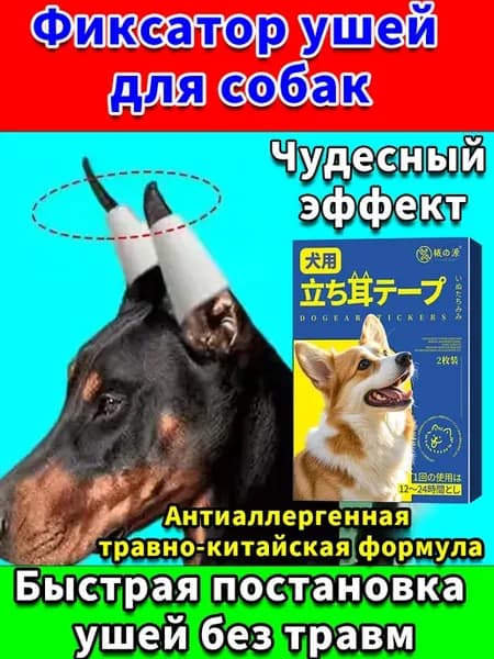 Пластырь для поддержки ушей собаки
