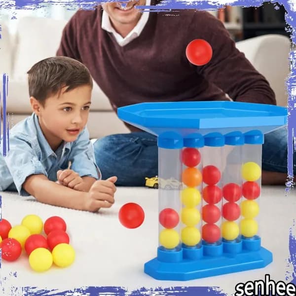 Игра с мячом, развлекающая для всей семьи, подходит для детей и взрослых