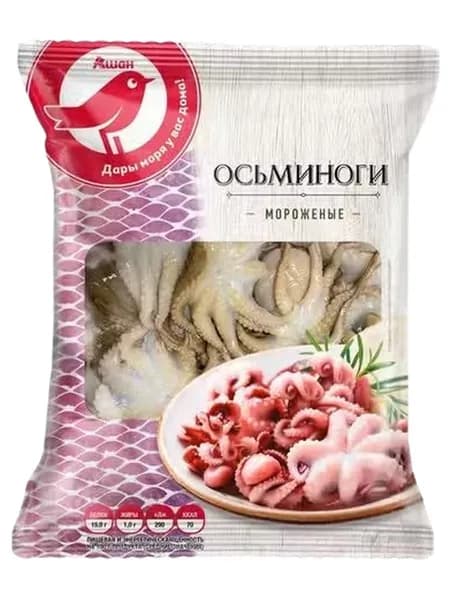 Осьминоги АШАН Красная птица замороженные 350 г