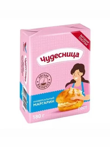 Маргарин универсальный Чудесница 55% СЗМЖ 180 г