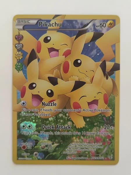 Портативные карты PKM P Настройка и прокси высококачественной фольги Pikachu #RC29