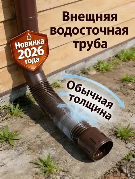Выдвижная водосточная труба 8 10 см от 35,5 до 150 см Прочная, морозостойкая, УФ-защита Для дома, сада, балкона