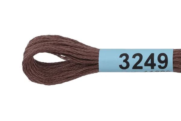 Мулине GAMMA нитки для вышивания 2 шт. по 8 м., 3249 светло-коричневый