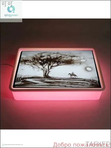 Детский стол для рисования песком (с подсветкой и usb входом)