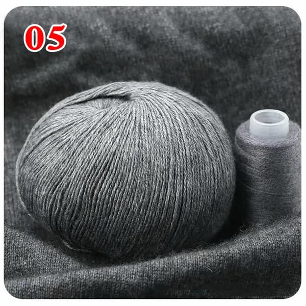 Плюшевая пряжа с шерстью норки,для вязания,50+20г