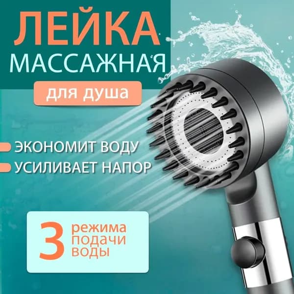Лейка для душа З режима WellChoice