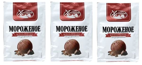 Бабушкин Хуторок Мороженое, Шоколадное, 65гр,3 шт