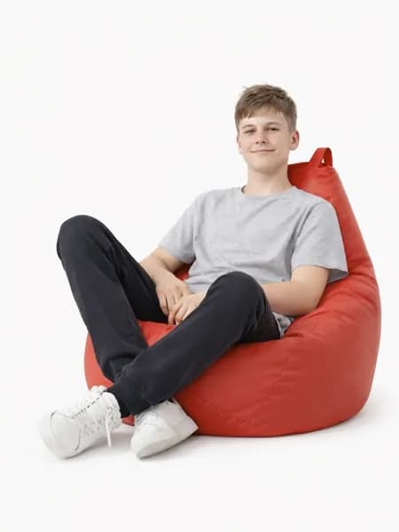 FENJOYS Кресло-мешок Груша, Дюспо, Размер XXL,красный