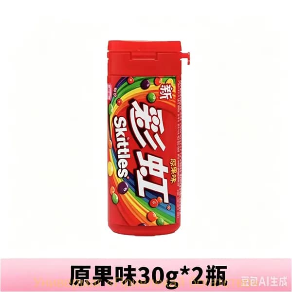 Сладости Skittles с необычным сочетанием цветов и фруктов в удобной упаковке