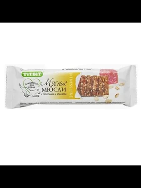 Лакомство для собак мюсли с телятиной и злаками, 40 г