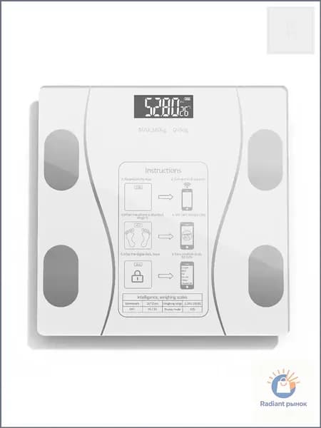Напольные весы, нагрузка 180 кг, точность 100 г