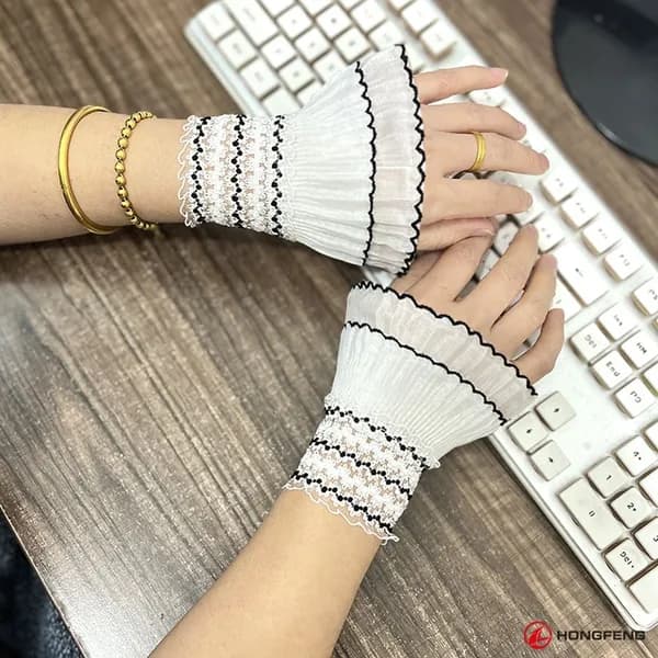 Манжеты для рукавов кружевные, Манжет одежный.