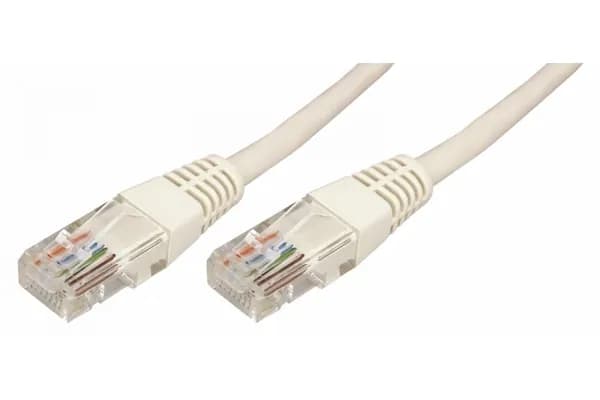 Патч-корд Rexant, UTP, CAT 5e, литой, 0.5 м, серый 18-1001