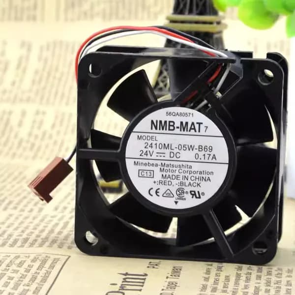 2410ML-05W-B69 60*60*25mm 24V 0.17A инверторный охлаждающий шариковый вентилятор