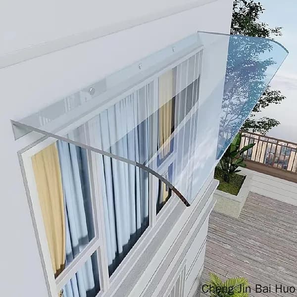Прозрачный Козырек над крыльцом