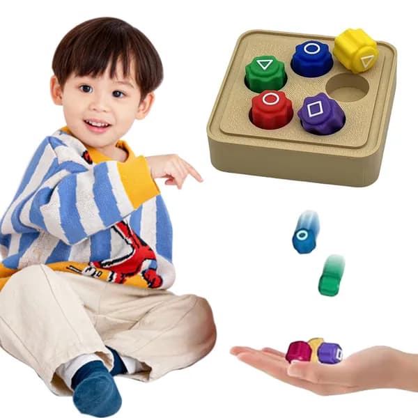 Кубики Игра в кальмар из ABS-пластика, набор из 5 штук в контейнере