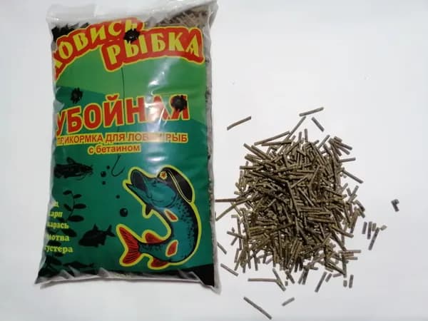 Прикормка для рыбалки.