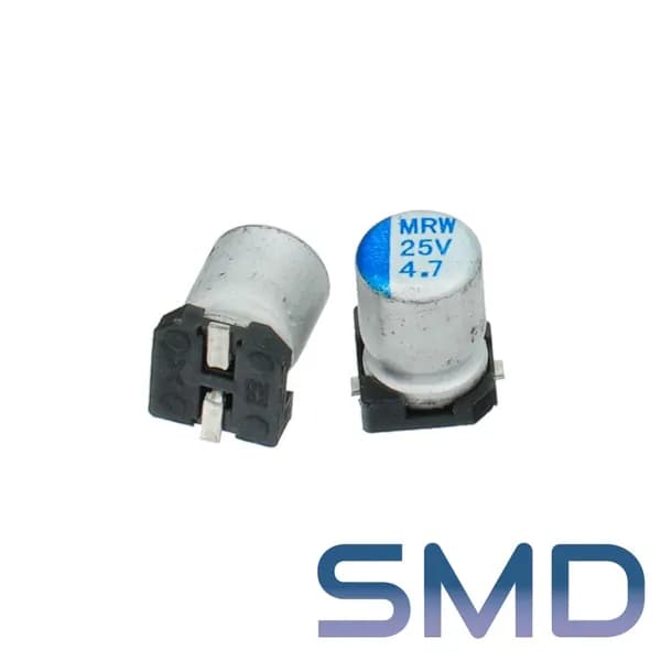 4,7мкФ 25В / SMD / 4x5,5 / 105 С / конденсатор электролитический (20шт)