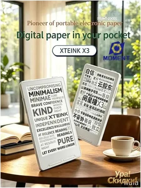 4.0" Электронная книга, белый