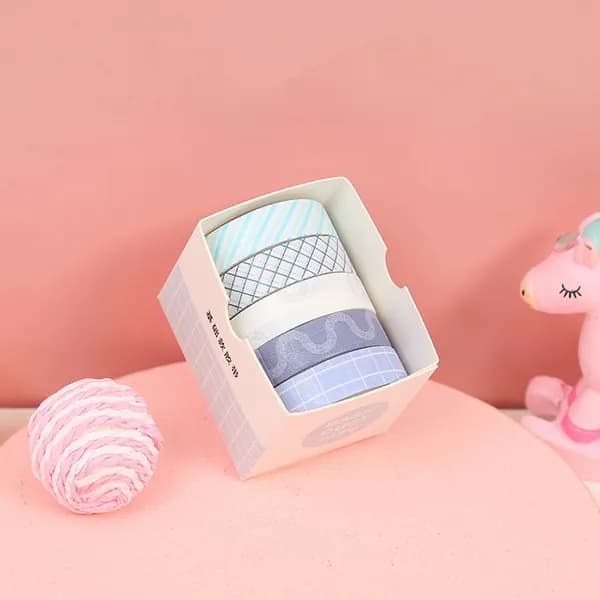 Клейкая лента канцелярская 10 мм x 2 м, 5 шт.