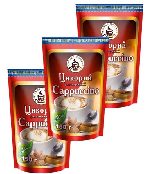 Русский Цикорий цикорий с Cappuccino, 150 г. (3 шт.)