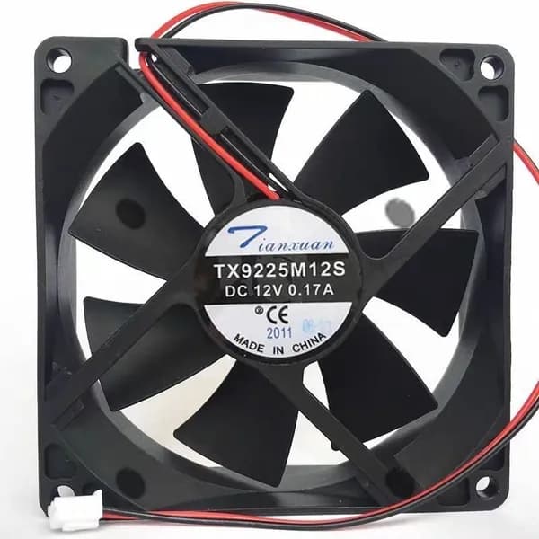 Новый Tianxuan 9225 TX9225M12S 12V 0.17A 0.19A 9CM 9025 2-проводной вентилятор