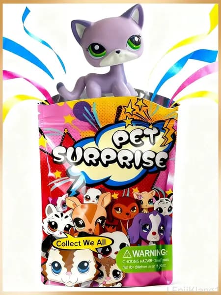 Pet Shop #2094,лпс игрушки,Короткошерстная кошка,подарок для девочки(С упаковочным пакетом)