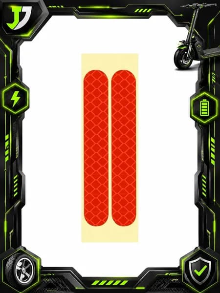 Электрический скутер наклейки Max G2,reflective, yellow, red, 8.3 x 1.3 см, 1 шт.