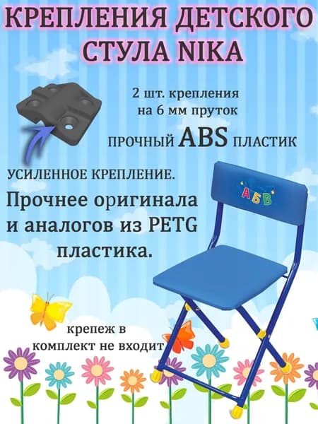 Фиксаторы, крепления для детского стула и стола Nika. Прижим.