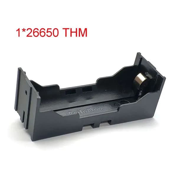 Бокс для батареек, синий, 26650 Battery Holder SMD SMT THM
