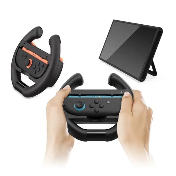Рулевое колесо для контроллеров Nintendo Switch 2, эргономичный держатель для гонок
