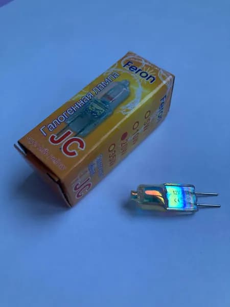 Feron Лампочка, Цоколь:G4, 20 Вт, Галогенная, 1 шт.