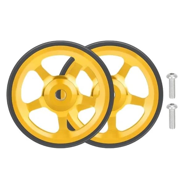 (1 пара) Классные велосипедийные колеса easy wheels-золото