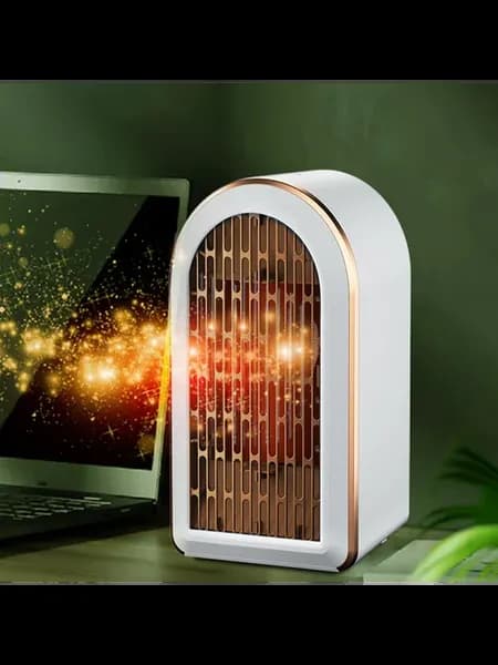 Обогреватель настольный 1200W вентилятор для офиса и дома (б