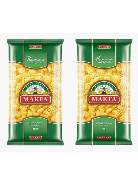 Макароны Макфа Цветочки 2 пачки по 450 гр
