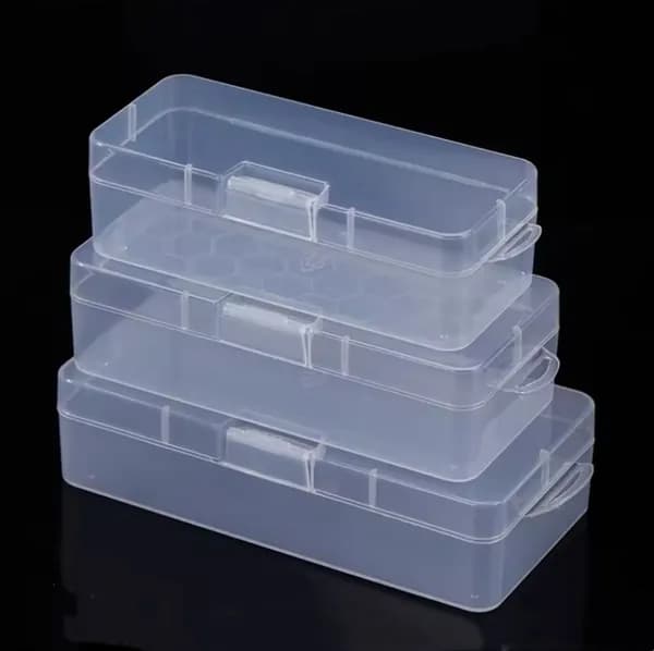 Кофр для хранения вещей 18.1x8.9x4.6 см 1 шт с крышкой прозрачный