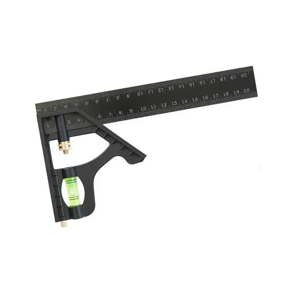 Линейка-уголок 90 с четкой гравировкой, - 20CM