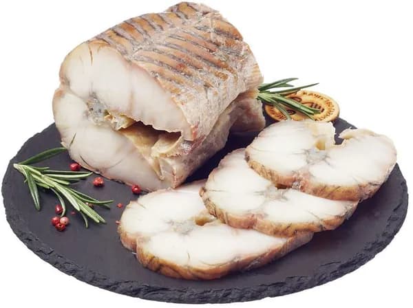 Осетр горячего копчения кусок без кожи 230