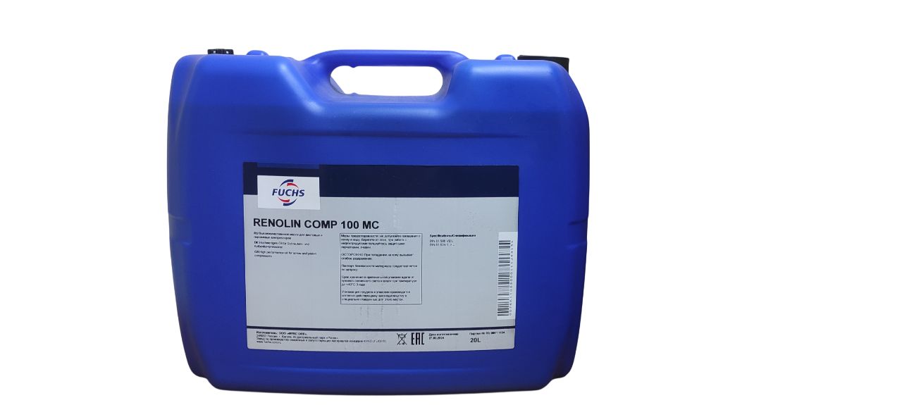 Компрессорное масло FUCHS RENOLIN COMP 100 MC, 20л