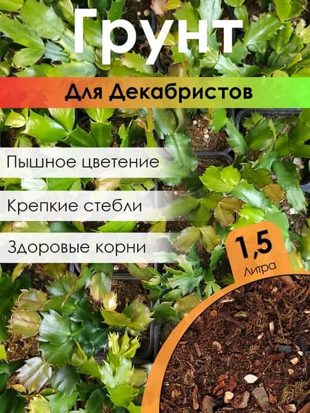 Грунт для Декабристов Крот Крут 1,5 литра