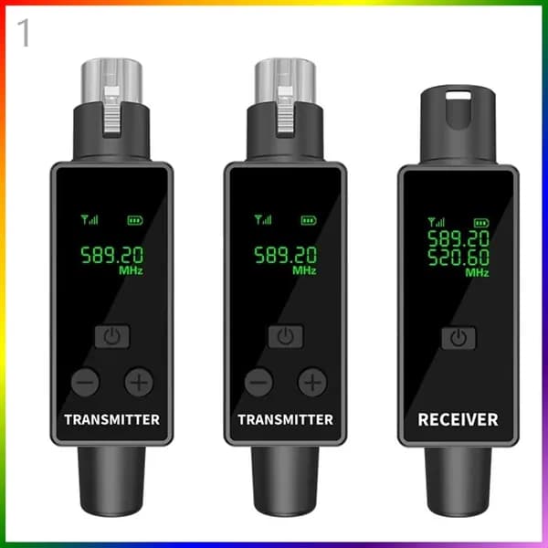 (I U H K) 2.4G XLR Адаптер Беспроводная Микрофонная Система Передатчика И Приемника